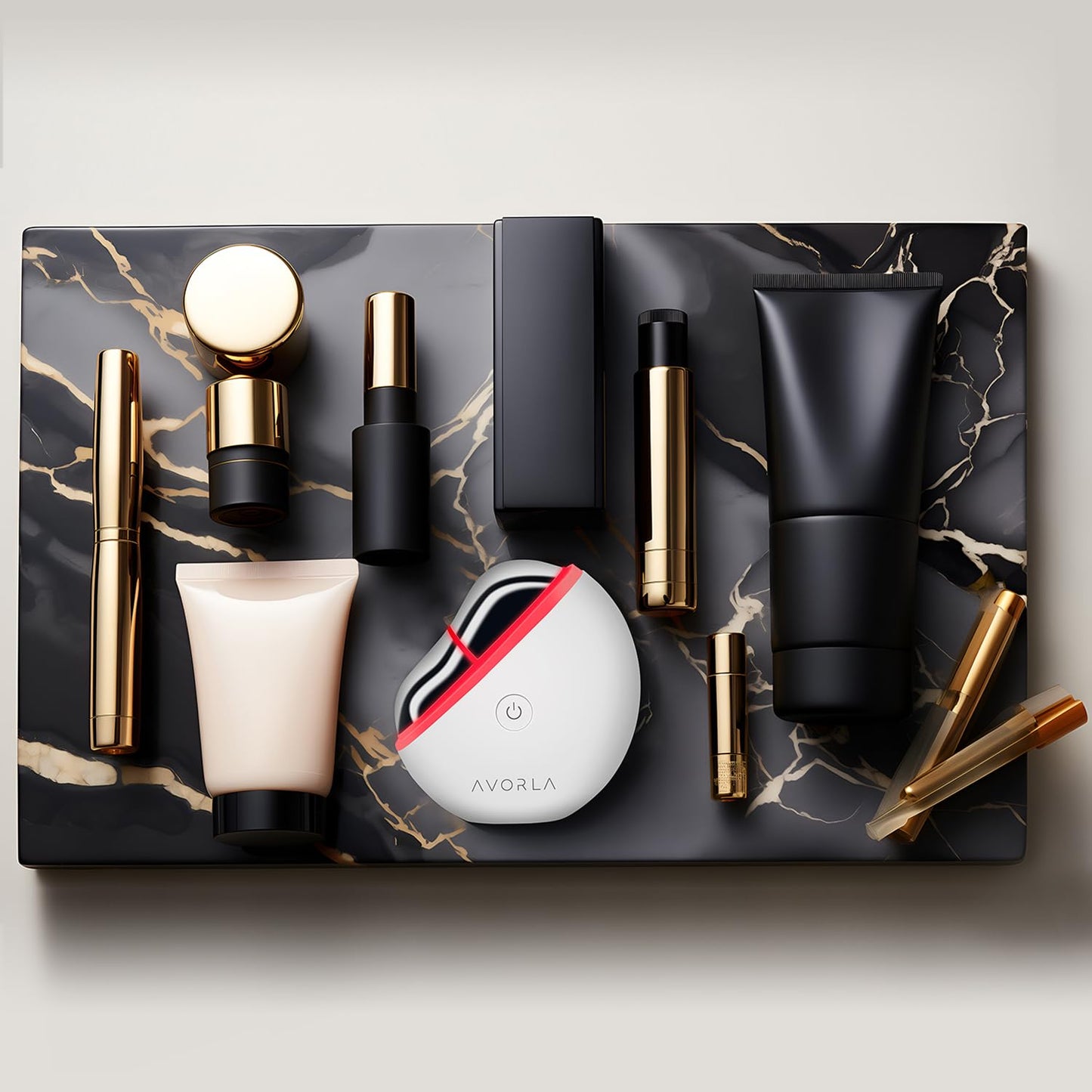 AVORLA LED Gua Sha Facial Tool with Heat and Microcurrent, Skin Toning Device, Skin Light Therapy Anti-Aging/Anti-Wrinkles,face Lift, Eye/face Puffiness, Skin Firm