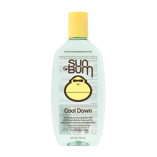 Sun Bum Cool Down Aloe Vera Gel - Vegan After Sun Care to Soothe and Hydrate Sunburn - 8 oz