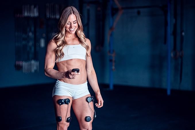 Compex Wireless USA 2.0 Muscle Stimulator w/ TENS Bundle Kit: Muscle Stimulation Machine, with Snap Electrodes,Programs, Wireless PODs etc, Black