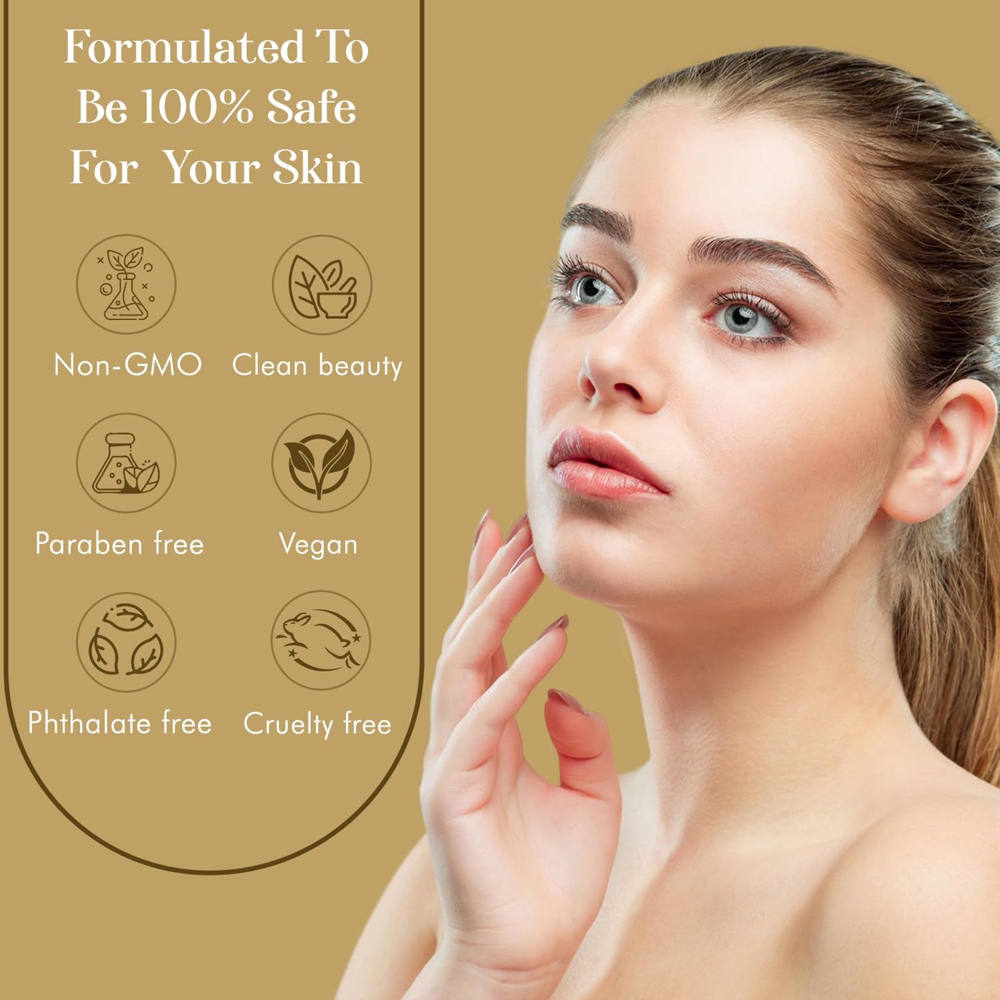 Clear Beauty 24K Gold & Collagen Night Face Moisturizer - Dermatologist Tested, Reduces Age Spots, Fine Lines & Wrinkles, Lifting & Firming Night Cream, Cruelty-Free Korean Skin Care - All Skin Types