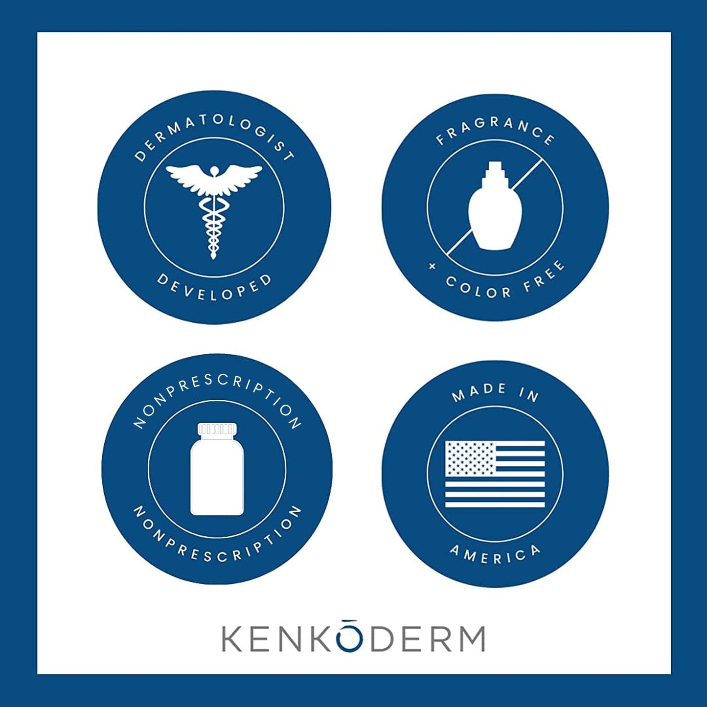 Kenkoderm Psoriasis Dead Sea Mineral Salt Soap with Argan Oil & Salicylic Acid, Natural Exfoliating Body & Face Cleanser for Sensitive Skin, Color & Fragrance Free, 4.25 Ounce, 1 Bar