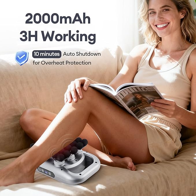 30 Head Massage Gun Set, Massage Gun Deep Tissue Portable with 9 Levels and 9 Modes, Massager for Legs, Waist, Neck, Back, Buttocks Muscles, Gifts for Women, Men, Mom, and Dad