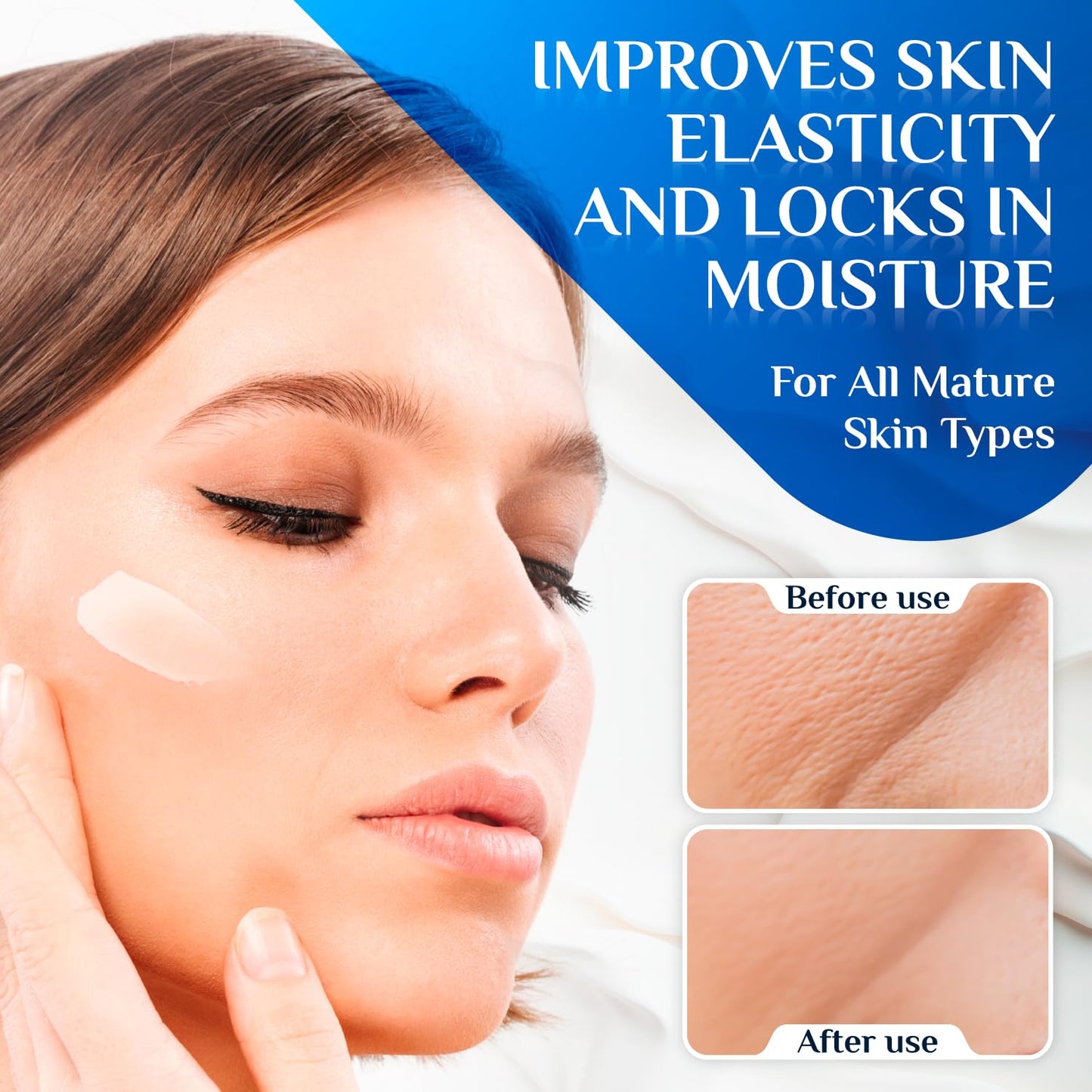 COUPLX 2-in-1 Neck Firming Cream & Face Moisturizer for Women, Anti-Aging Retinol Cream with Vitamin E & C Serum, Skin Tightening Face Lotion for Neck & Face, 2 fl oz