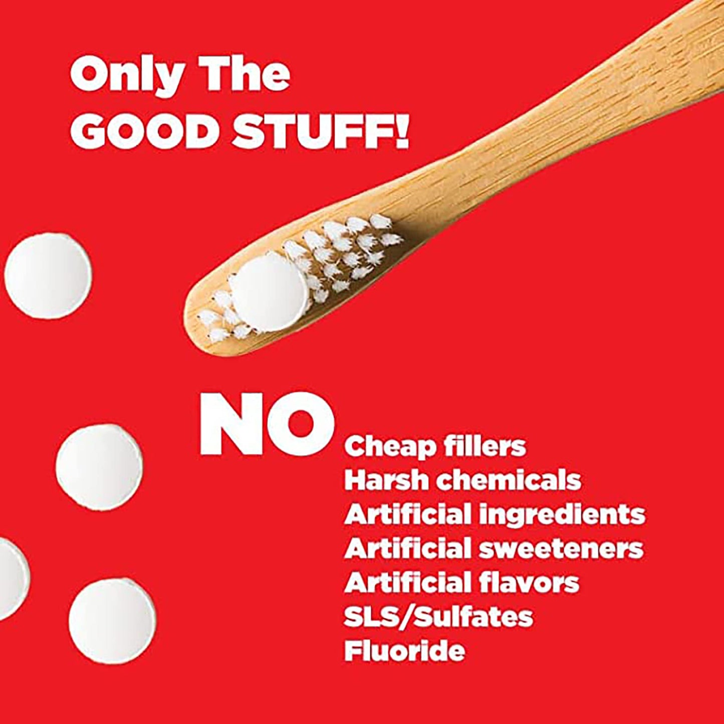 Chomp Super Whitening Cinnamon Toothpaste Tablets with Nano Hydroxyapatite Refill