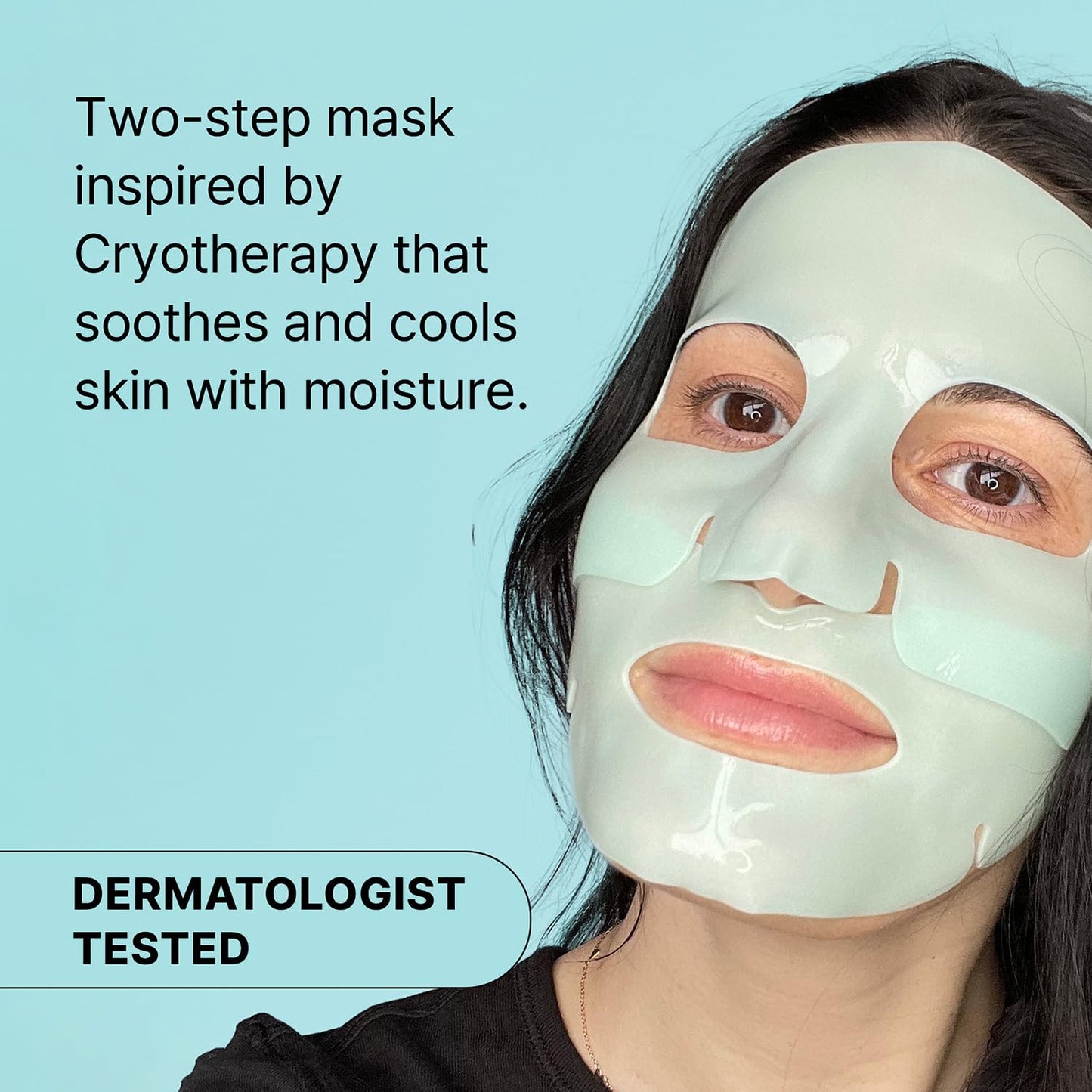 Dr.Jart+ Cryo Rubber Soothing Korean Face Mask | Hydrates and Reduces Redness | Korean Skin Care | Travel Size, 1 Pack