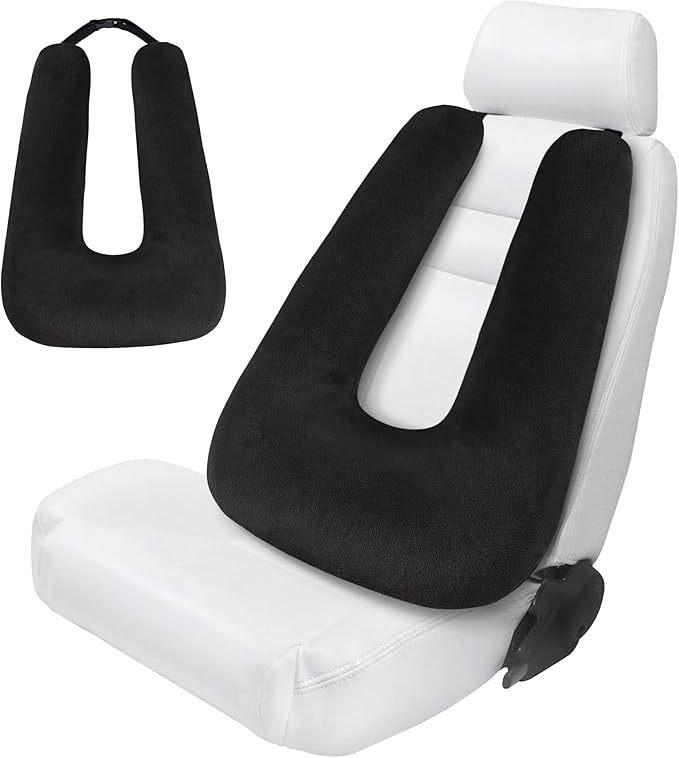 Car Pillow for Kids, Car Pillow, Travel Pillow Cushion for Car and Adults, Support Head and Neck on Road Trips, Black