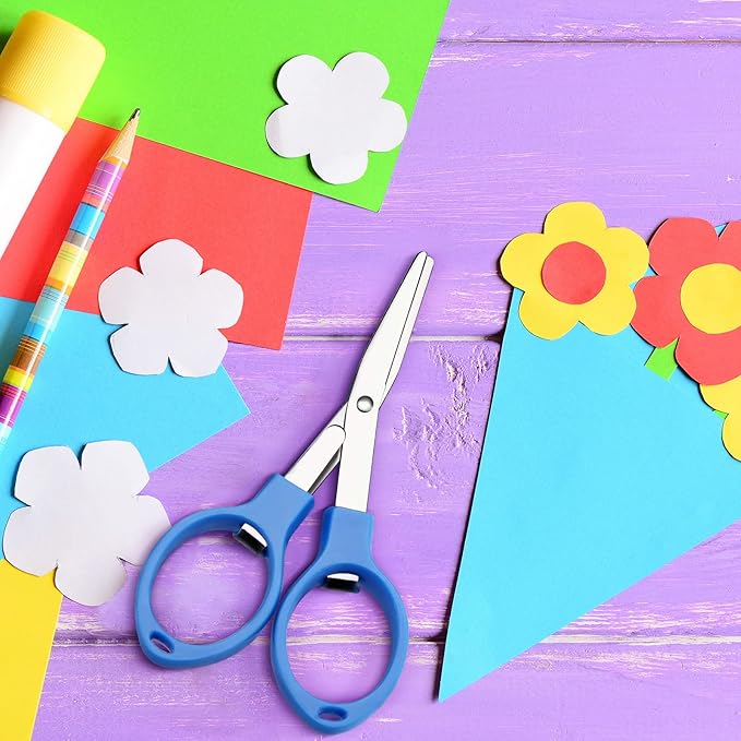 25 Pcs Mini Folding Scissors Small Foldable Travel Stainless Steel Portable Shears Bulk Badge Scissors for Nurses Glasses Shaped Anti Rust Sewing Cutter for Nurse Week Gifts School Office