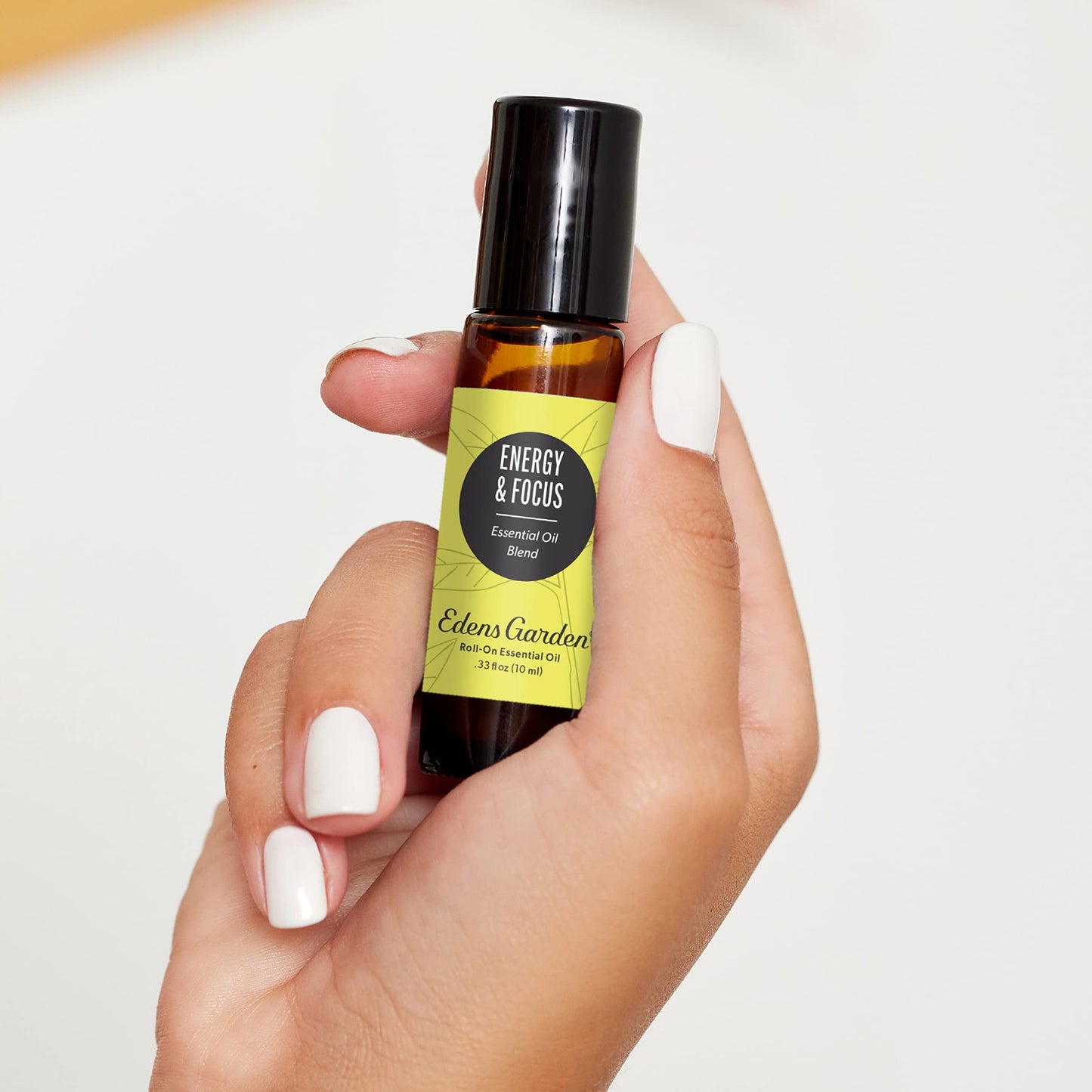 Edens Garden Energy & Focus Essential Oil Roll-On Blend- 100% Pure Premium Grade, Natural, Therapeutic, Aromatherapy, Kid & Skin Safe, The Best for Wellness, Gifts Pre-Diluted 10 ml (.33 fl oz)