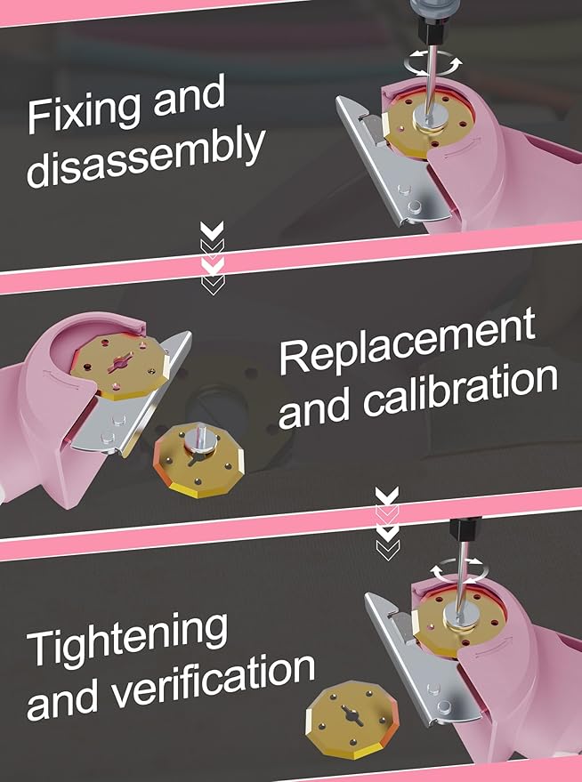 4V 2000mAh Cordless Cardboard Cutter, Electric Box Cutter for Cardboard with 2 Titanium Blades,LED & Safety Lock,Max Cutting1/4",Rotary Cutter for Fabric,Gifts for Men&Women - Pink