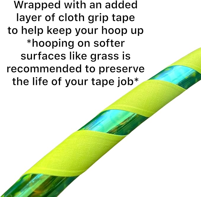 Kids Hula Hoop | Lime Green Gecko, Medium (32") | Lighter Weight Yet Sturdy