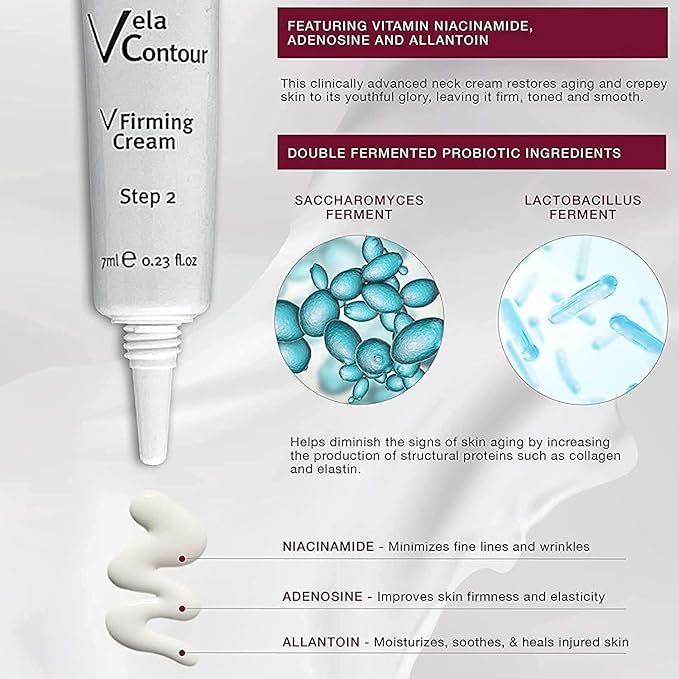 Advanced Neck Serum – V line Jawline - Fine Lines - Neck Wrinkles - Sagging Skin - Serum for Women and Men. Anacis