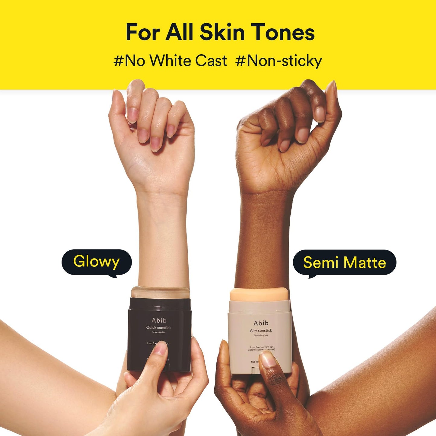 Abib Quick Sunstick Protection Bar SPF50+ 0.77 oz / 22 g (Glowing) | Korean Suncreen Stick Suncare Sunblock, No Whitecast, Protector Solar Barra, Centella Asiatica Extract, Aloe Extract