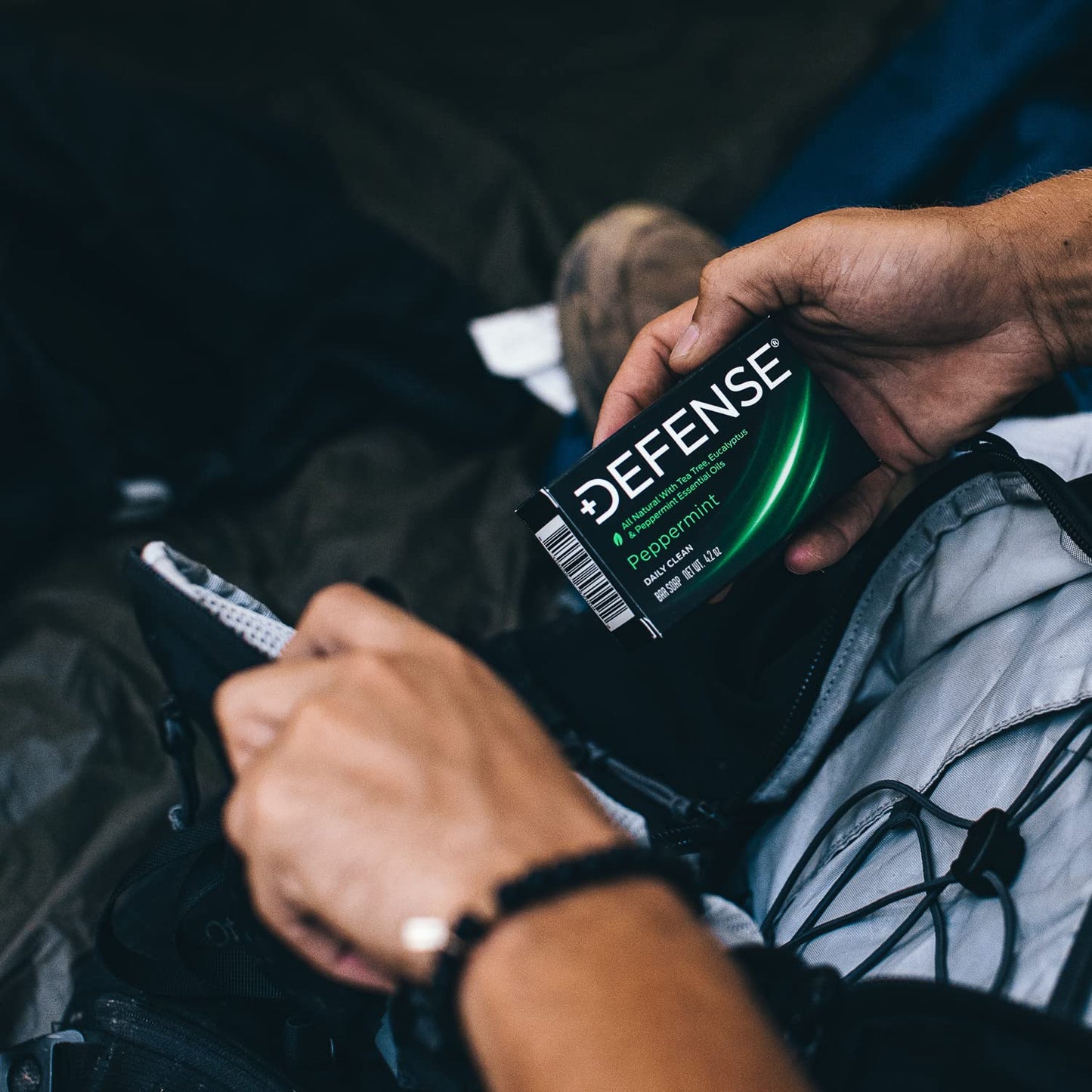 Defense Soap 12pk All Natural Peppermint Bar Soap for Men | Made by Wrestlers with Tea Tree Oil & Eucalyptus Oil to Promote Healthy Skin