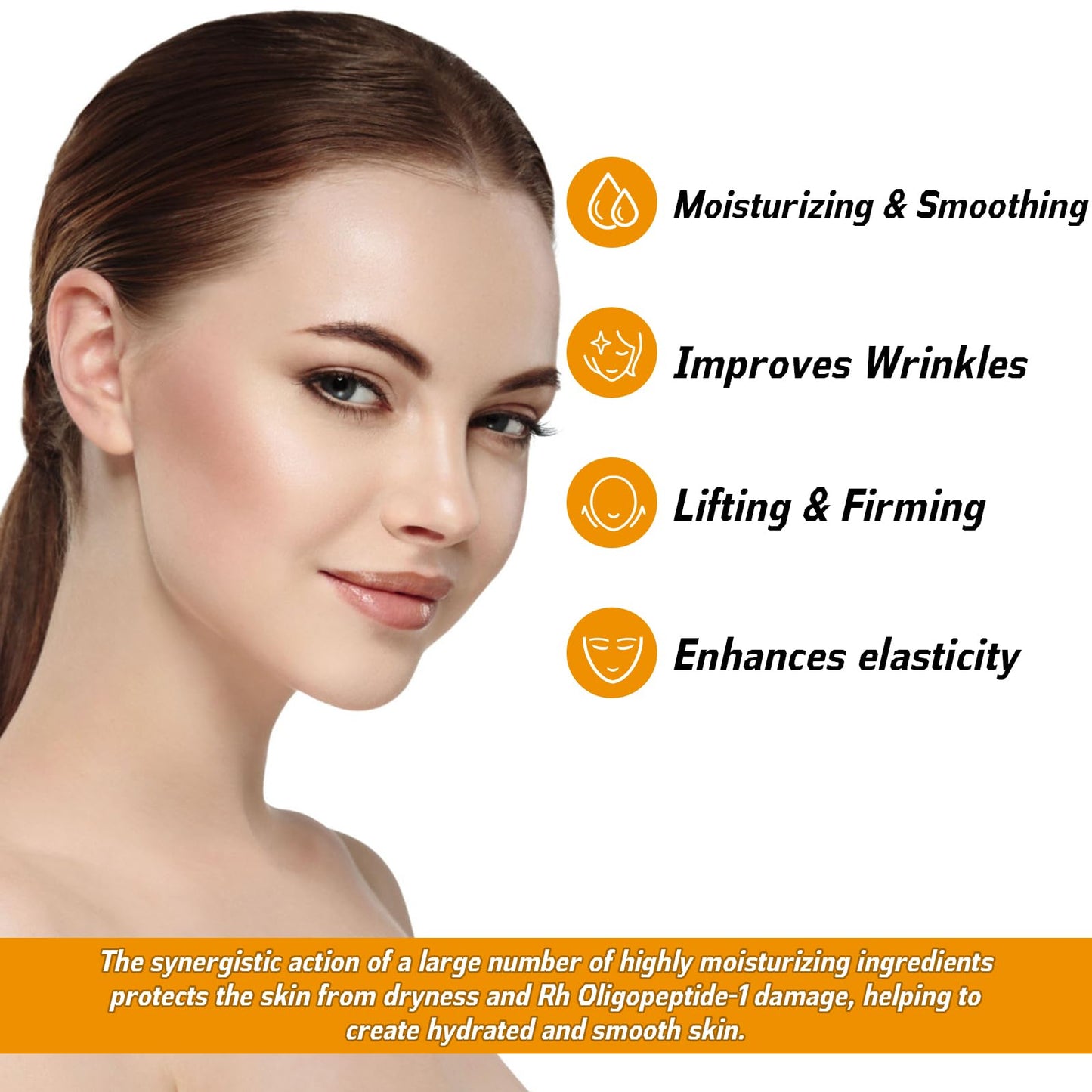 Repair Ampoule,Korean Hyaluronic Acid Serum for Skin Regeneration Serum Anti-Wrinkle and Anti-Aging Face Ampoule for Elasticity Care Helps create hydrated and smooth skin