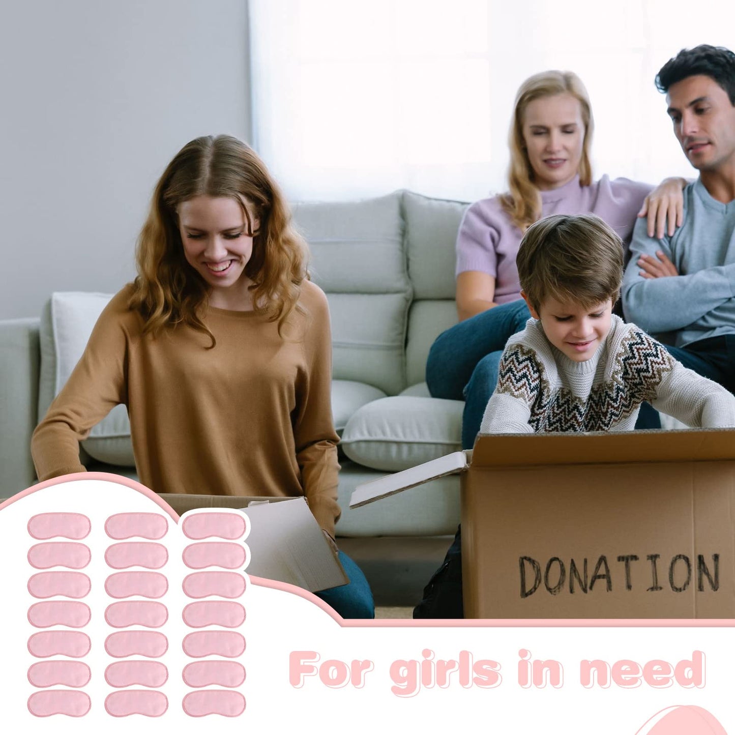 Silkfly 100 Pieces Silk Sleep Eye Mask Bulk Christmas Eye Cover Gifts Blindfold with Adjustable Elastic Strap Sleeping Night Mask for Women Comfortable Travel Sleep(Pink)