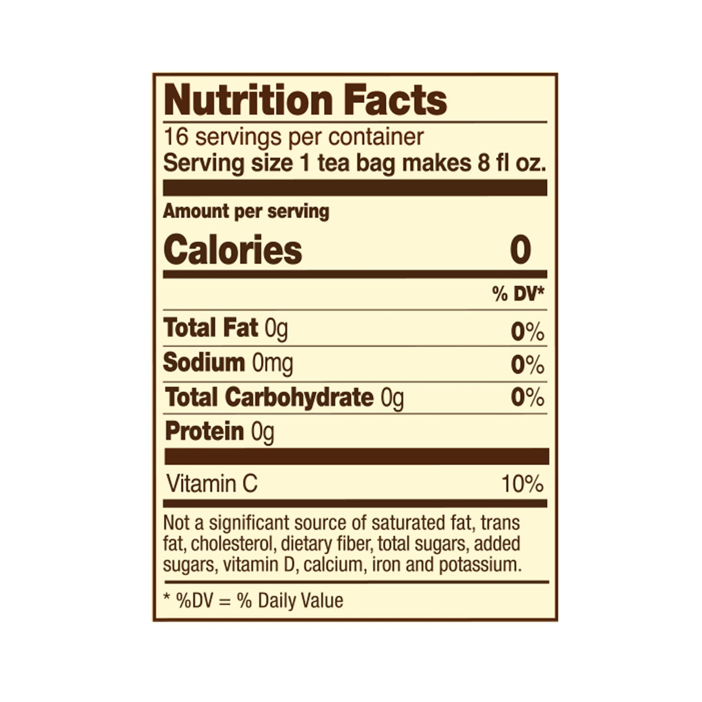 Celestial Seasonings Lemon Honey Drop Herbal Tea, 16 Tea Bags Box