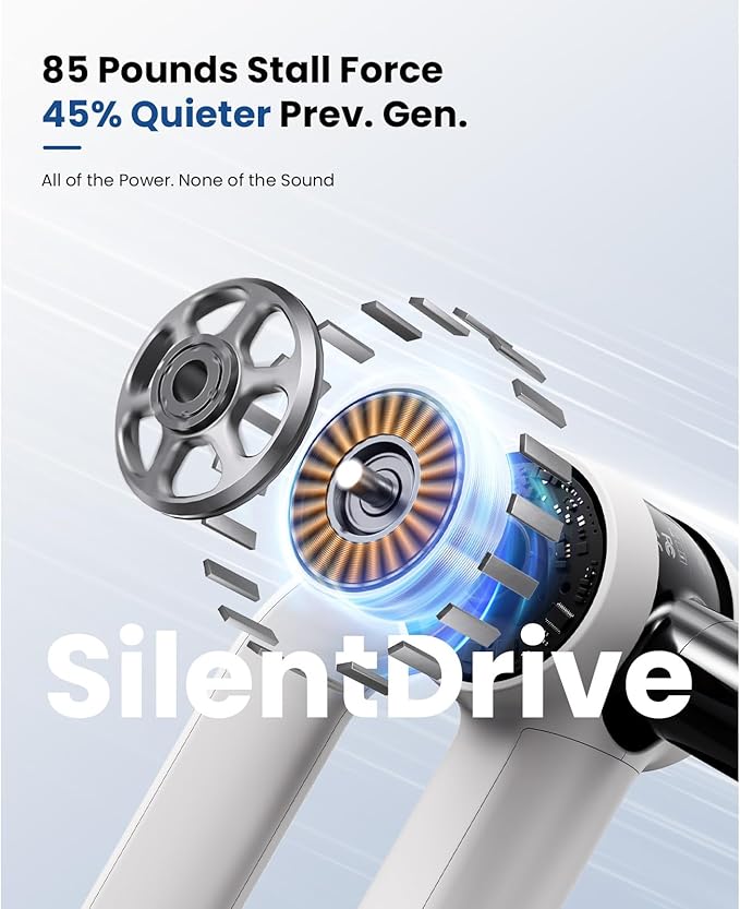 BOB AND BRAD D6 Pro Plus Massage Gun with Heat, Deep Tissue Percussion with 16mm Amplitude, Professional Muscle Massager Gun for Athletes, Quiet Electric Handheld Massager