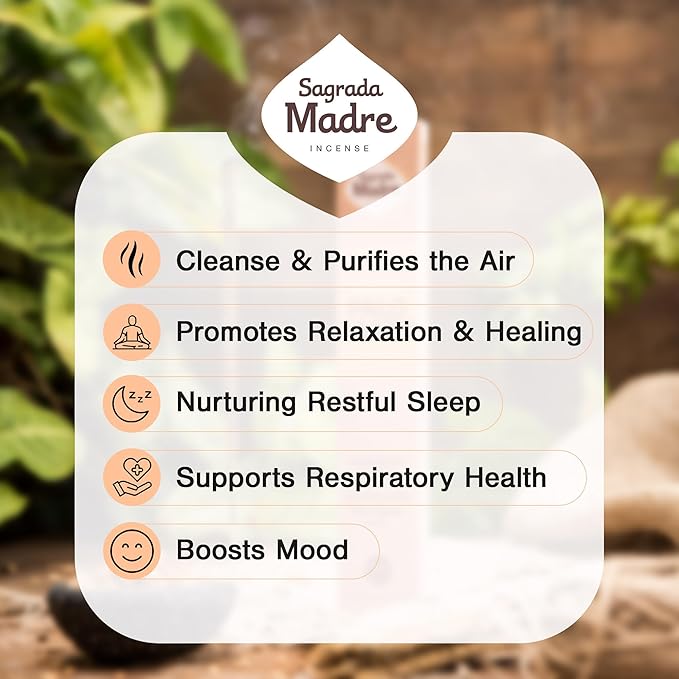 8pcs Wildly Harvested Thick Palo Santo Incense Sticks (Champa), 9” Long - Eco Friendly, Non-Toxic, Aromatic Incense Sticks (1hr Burning Time) to Heal & Calm Your Body and Environment