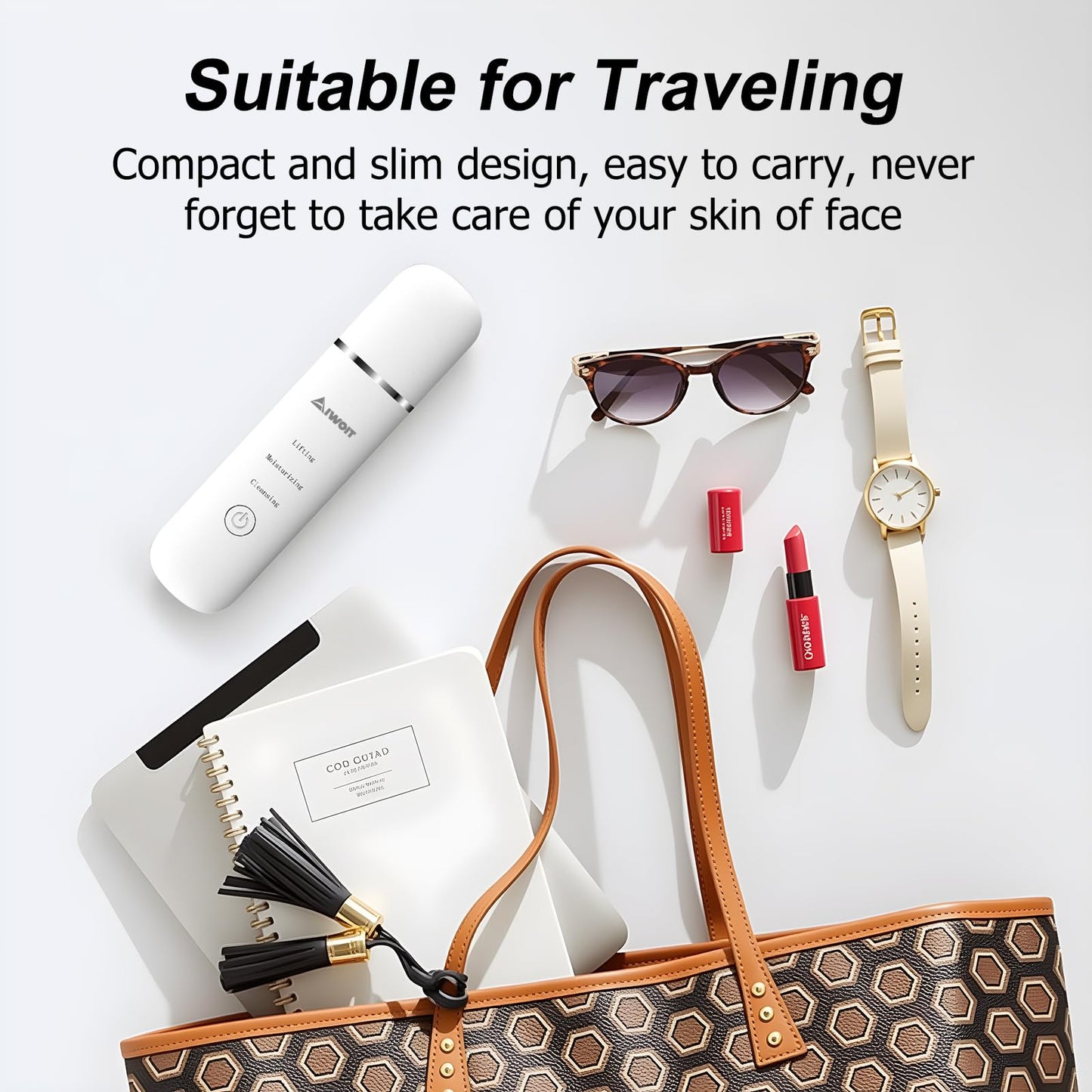 AIWOIT Face Scrubber Skin Spatula, Black Head Remover for Face and Nose, Pore Cleaner Blackhead Remover Tools, Deep Cleansing Facial Whitehead Removal Extractor, Skin Care Gifts for Women