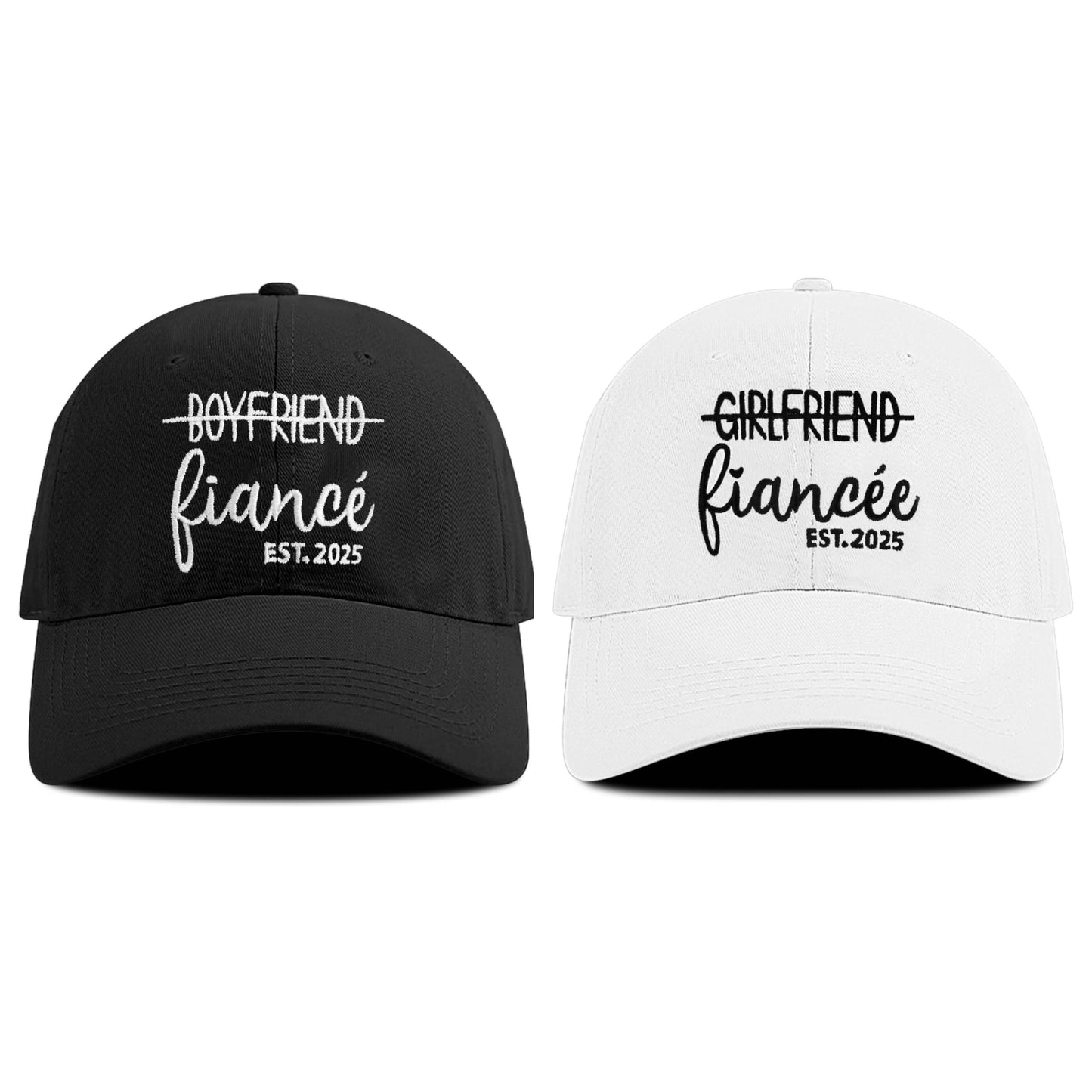 xDeFi Engagement Gifts for Couples, Embroidered Baseball Hats for Wedding Engagement Bachelorette Honeymoon, Fiance and Fiancee Gifts for Men Women