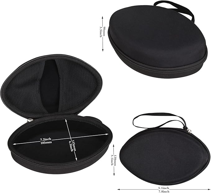 Aproca Headphones Case Compatible with Skullcandy Crusher Evo/Artix CL750 / AILIHEN C8 Over-Ear Wireless Bluetooth Headphones and Accessories (Case Only)-Black