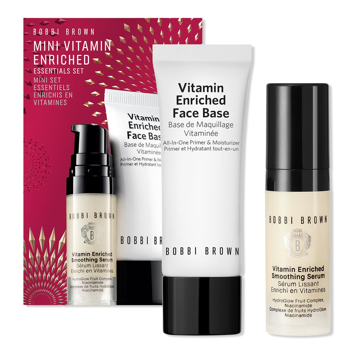 Bobbi Brown Mini Vitamin Enriched Moisturizer and Serum Set, 2 Piece Kit