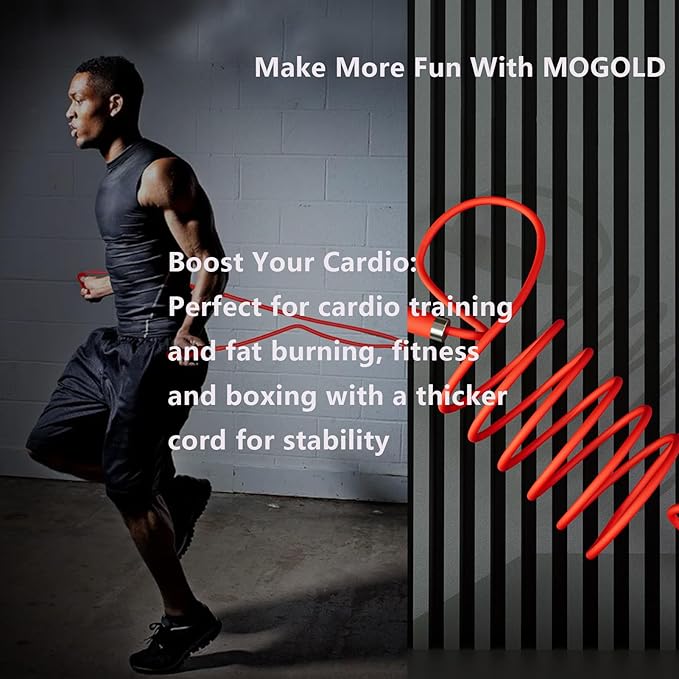 Adjustable Jump Rope for Home Fitness - 5mm PVC Cord with Ball Bearings, Anti-Slip Rubber& Alloy Handles for Beginners, Weight Loss Workout in Home/School/Gym