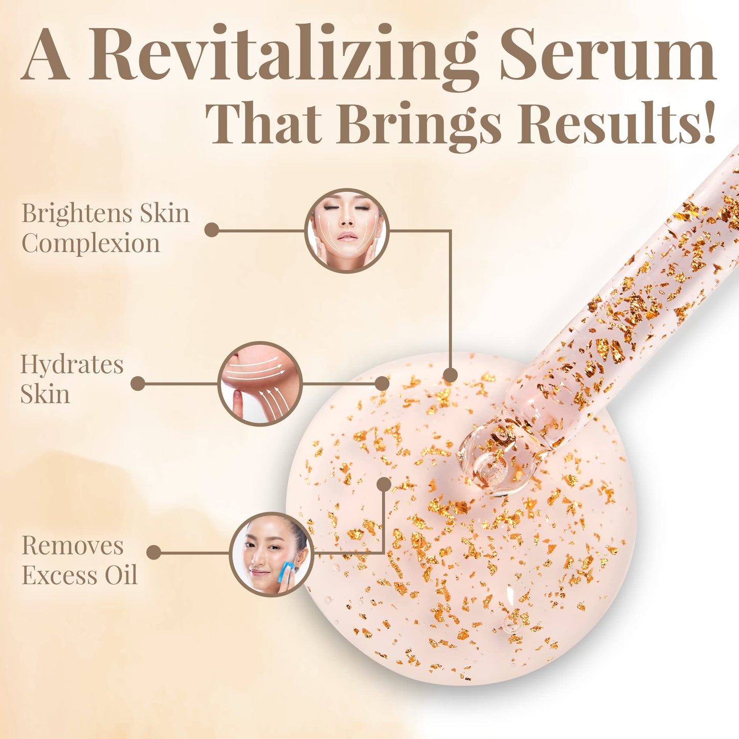 Strawberry Serum with Gold Flakes Essence