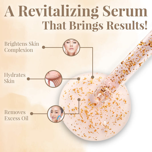 Strawberry Serum with Gold Flakes Essence