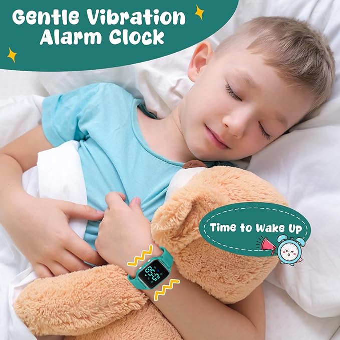 Kids Digital Watches for Boys Girls, Sports Watch with Fitness Tracker, Pedometer, Alarm Clocks, Stopwatch, No App Needed Waterproof Kids Watch, Gift for Teens Student Girls Boys Ages 5-14