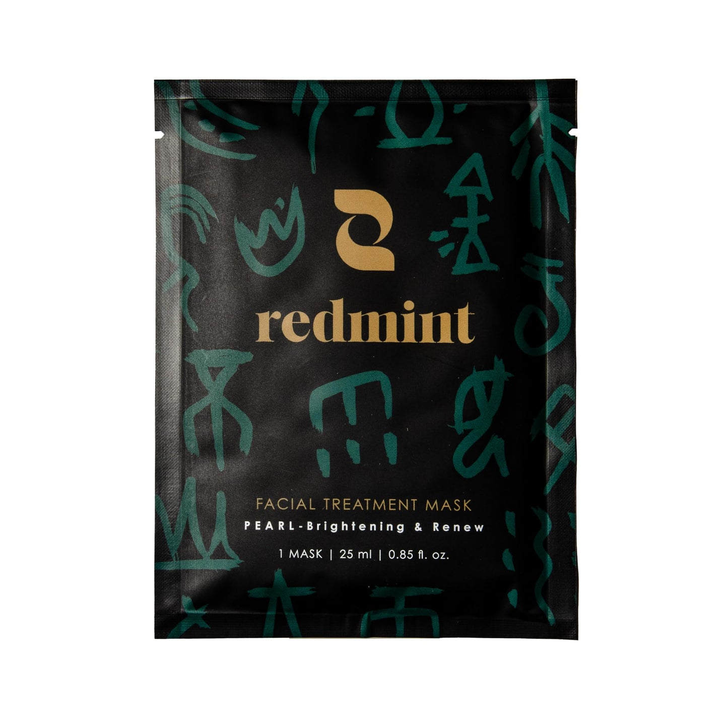 Redmint Anti-Aging Facial Mask - Deep Hydrating & Glowing | Vitamin C and Pearl Face Mask Sheet for Collagen Boosting | Remove Dull Skin Cells to Uncover a Youthful Skin | Pack of 1