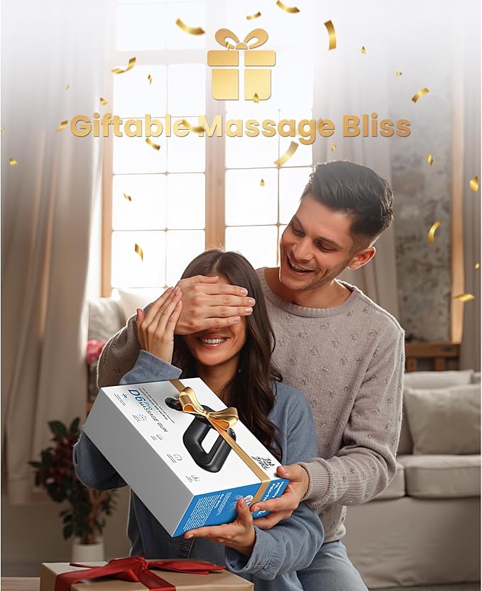 BOB AND BRAD D6 Pro Massage Gun Deep Tissue Percussion with 16mm Amplitude, Professional Muscle Massager for Athletes Pain Relief, Quiet Electric Back Massager, Gifts for Him