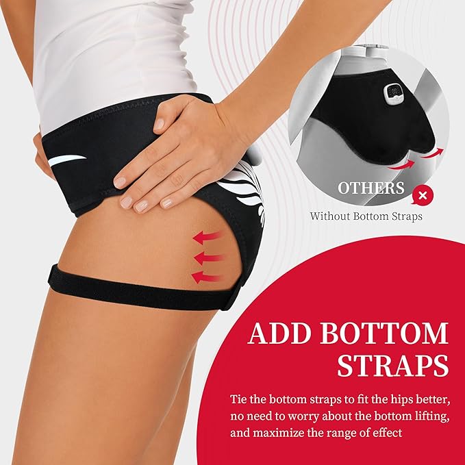 ABS Stimulator Buttocks,Stimulator, for Muscle Conditioning - Intelligent Wireless Fitness Apparatus (Model: AST-301) Hip Trainer with 8 Modes Smart Fitness Training