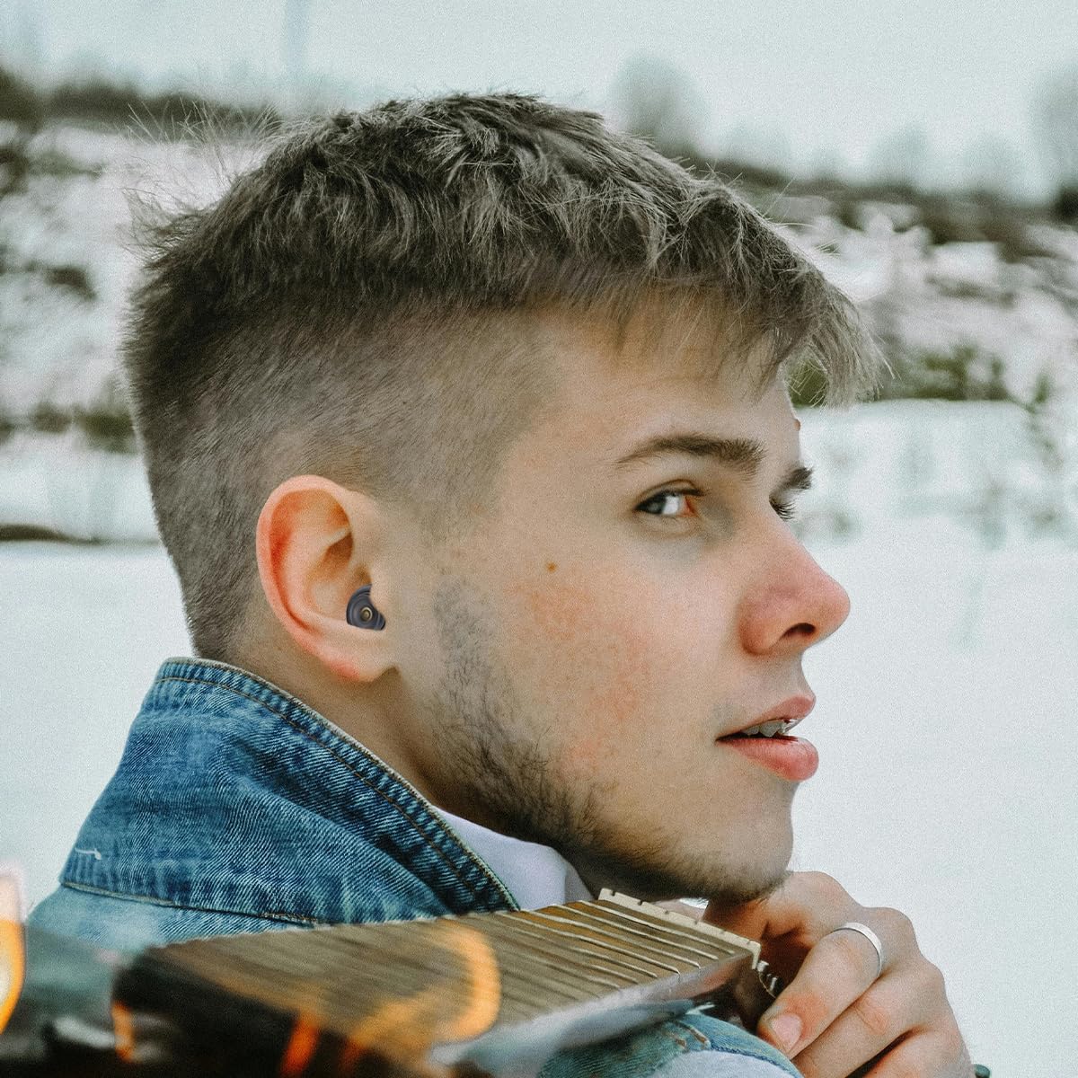 Avoxins Ear Plugs for Sleeping Reusable Earplugs for Concerts Noise Cancelling Soft Silicone Noise Reduction Earbuds for Travel, Focus, Work 33-45dB Hearing Protection with 9 Ear Tips & Case (Black)