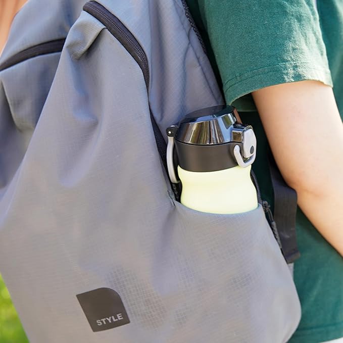 BJPKPK Stainless Steel Insulated Water Bottle With Straw Lid 18oz Reusable Metal Thermo Bottles Keep Cold And Hot,Plaid