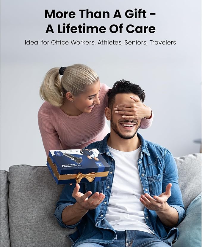 BOB AND BRAD VibeFlow Vibration Therapy Massager, FSA Eligible/HSA Eligible, 116Hz Muscle Massage Gun Deep Tissue for Pain Relief, Portable Handheld Massage Gun for Full Body Trigger Point, Ideal Gift