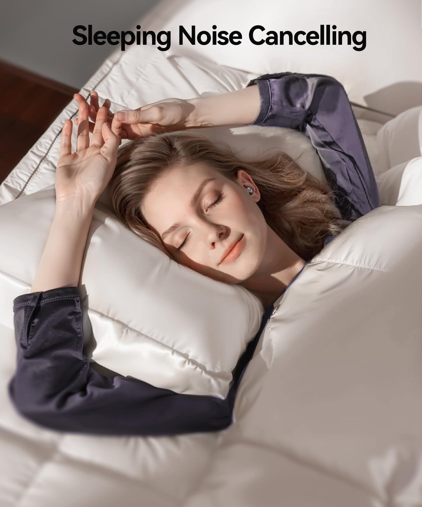 Ear Plugs for Sleeping Noise Cancelling 50dB Concert Earplugs for Noise Reduction Reusable Soft Silicone Ear Plugs for Snoring Shooting Motorcycle Airplanes Musicians with 7 Eartips Case Oil Black