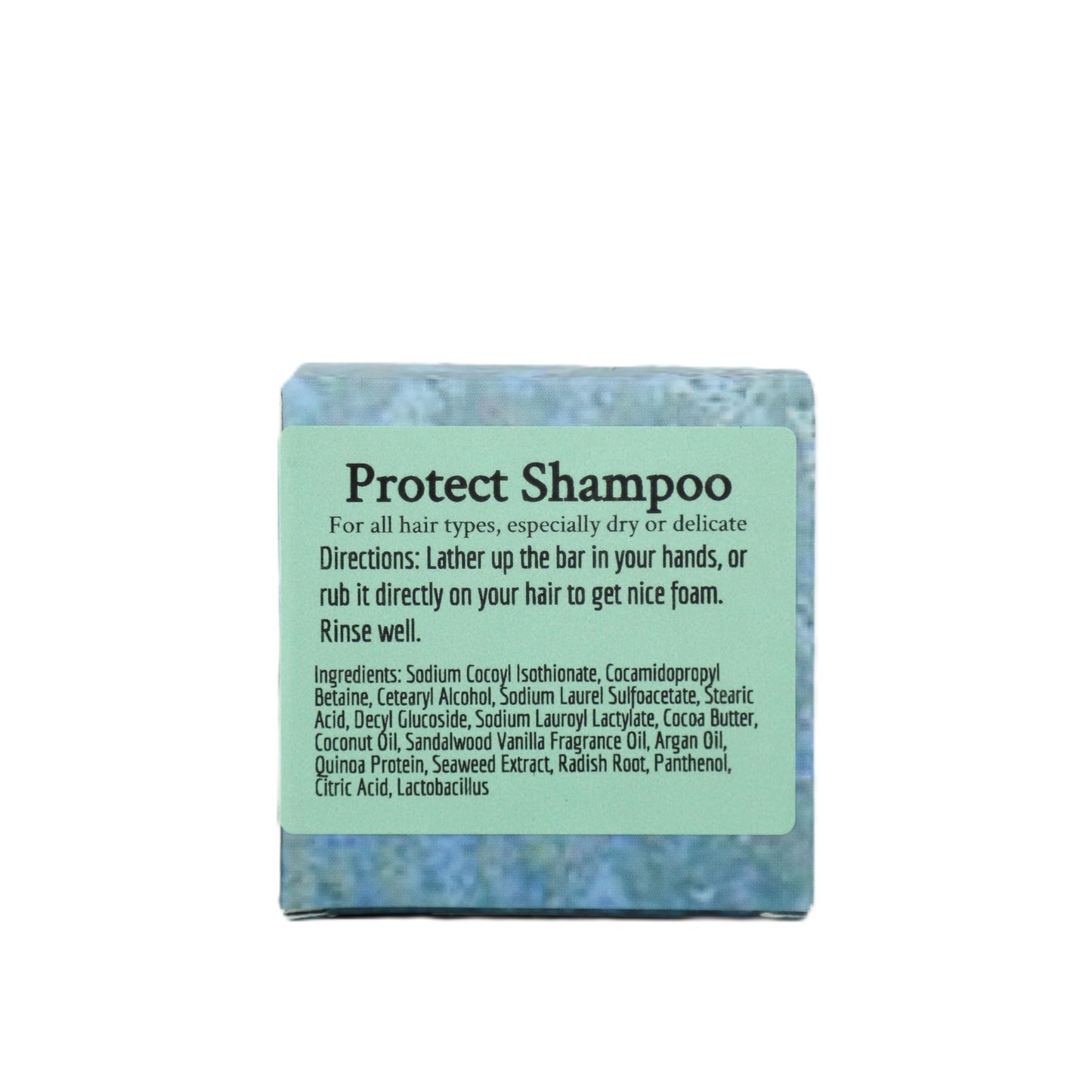 StarBars Protect Shampoo Bar - For Dry, Delicate or Color Treated Hair - Sandalwood Vanilla - With Argan Oil - Sulfate-Free, Silicone-Free, No Parabens or Phthalates - Made in the USA - 2.5oz