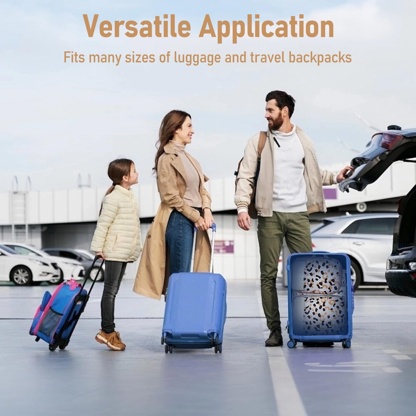 Compression Packing Cubes for Travel 4 Set Luggage Packing Organizer Bag Compressible Expandable Organizer Cubes For Carry On Luggage Suitcase Travel Essentials Accessories for Women Men