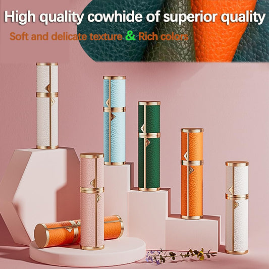 Travel Atomizer Portable Perfume Bottles Sprayer - Refillable Mini Perfume Bottle 5ml (White)