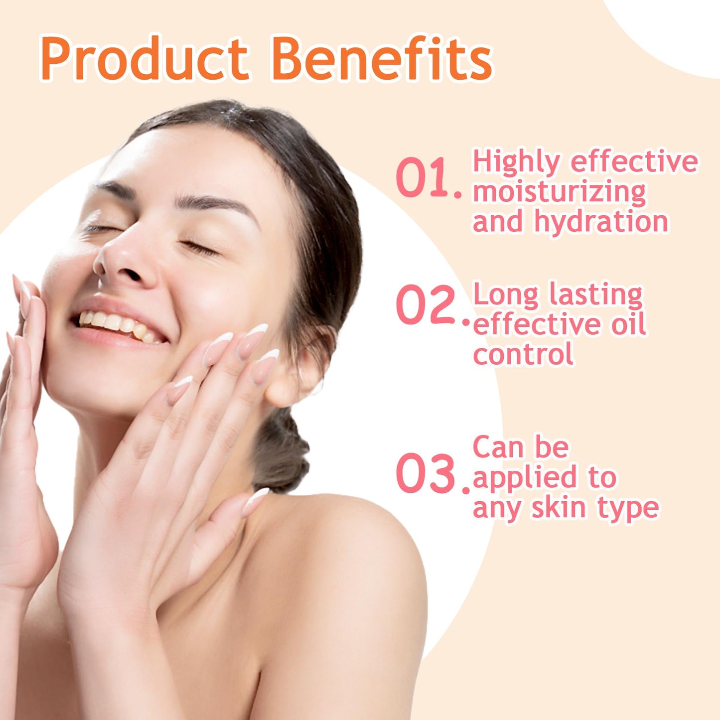 LJYBoBin Hydrating Face Cream,Deep Cleansing Long Lasting Moisturizing Facial Cream,Daily Non-sticky Face Moisturizer for Face and Body G