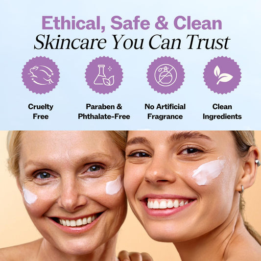 LilyAna Naturals Eye Cream for Dark Circles and Puffiness, Anti Aging Under Eye Cream for Wrinkles and Bags helps Improve Dryness; for Sensitive Skin (Bottle, 1.0 Ounce (Pack of 1))