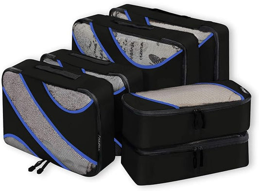BAGAIL 6 Set Packing Cubes,Travel Luggage Packing Organizers
