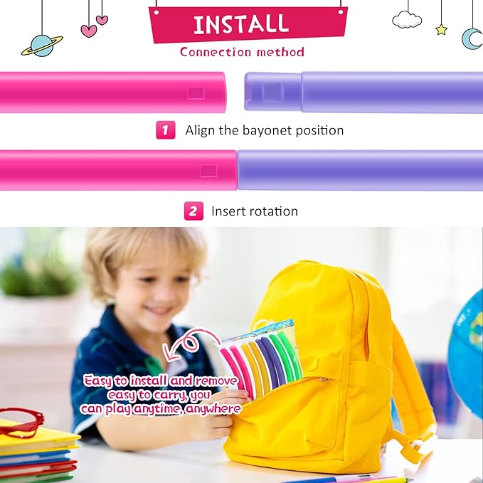 Chivao 8 Pack Color Detachable Hoop Fitness Waist Exercise Ring Plastic Exercise Hoop Adjustable Weight Size Plastic Adult Party Supplies Game Sport Gymnastic