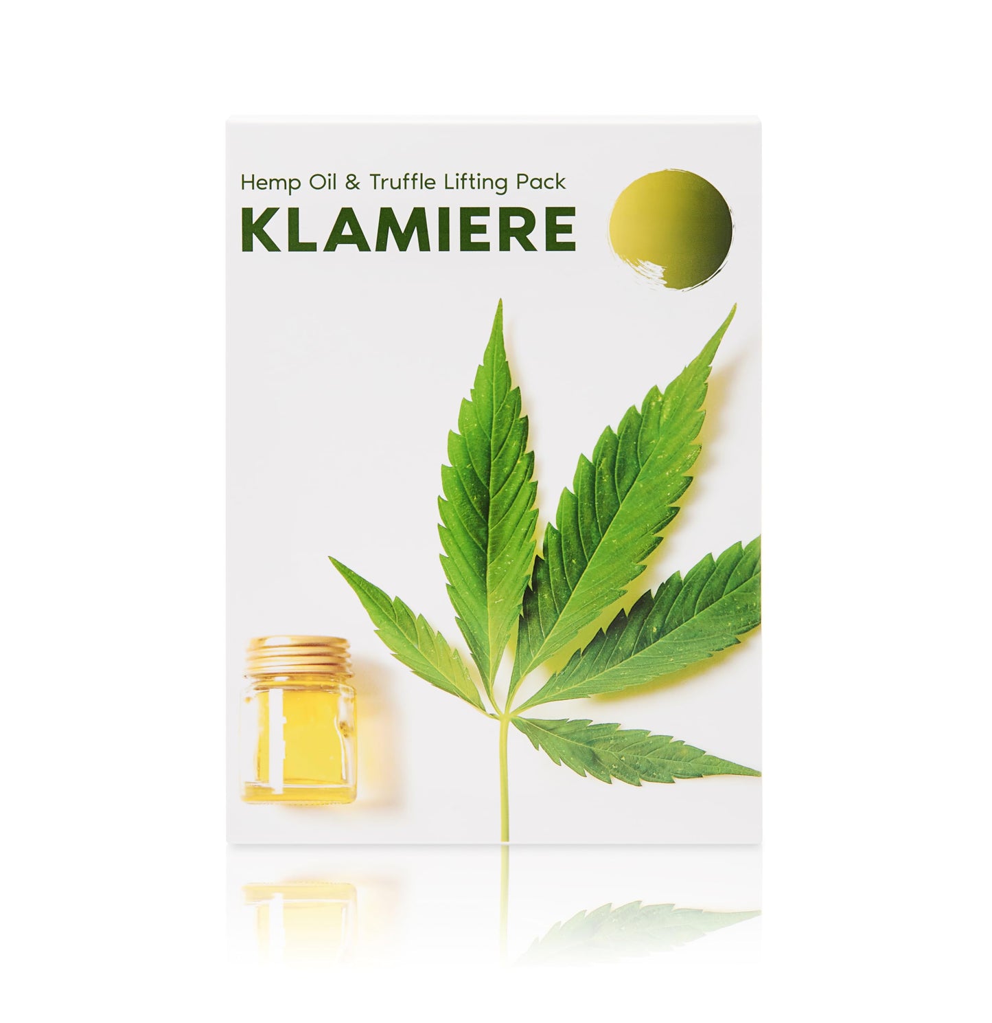 Klamiere Hemp Oil and Truffle Wash Off Lifting Mask for 8 Applications | Korean Facial Mask Skin Care for dry skin | Skin Tightening, Moisturizing, Hydrating, Pore Minimizing Mask for Women and Men