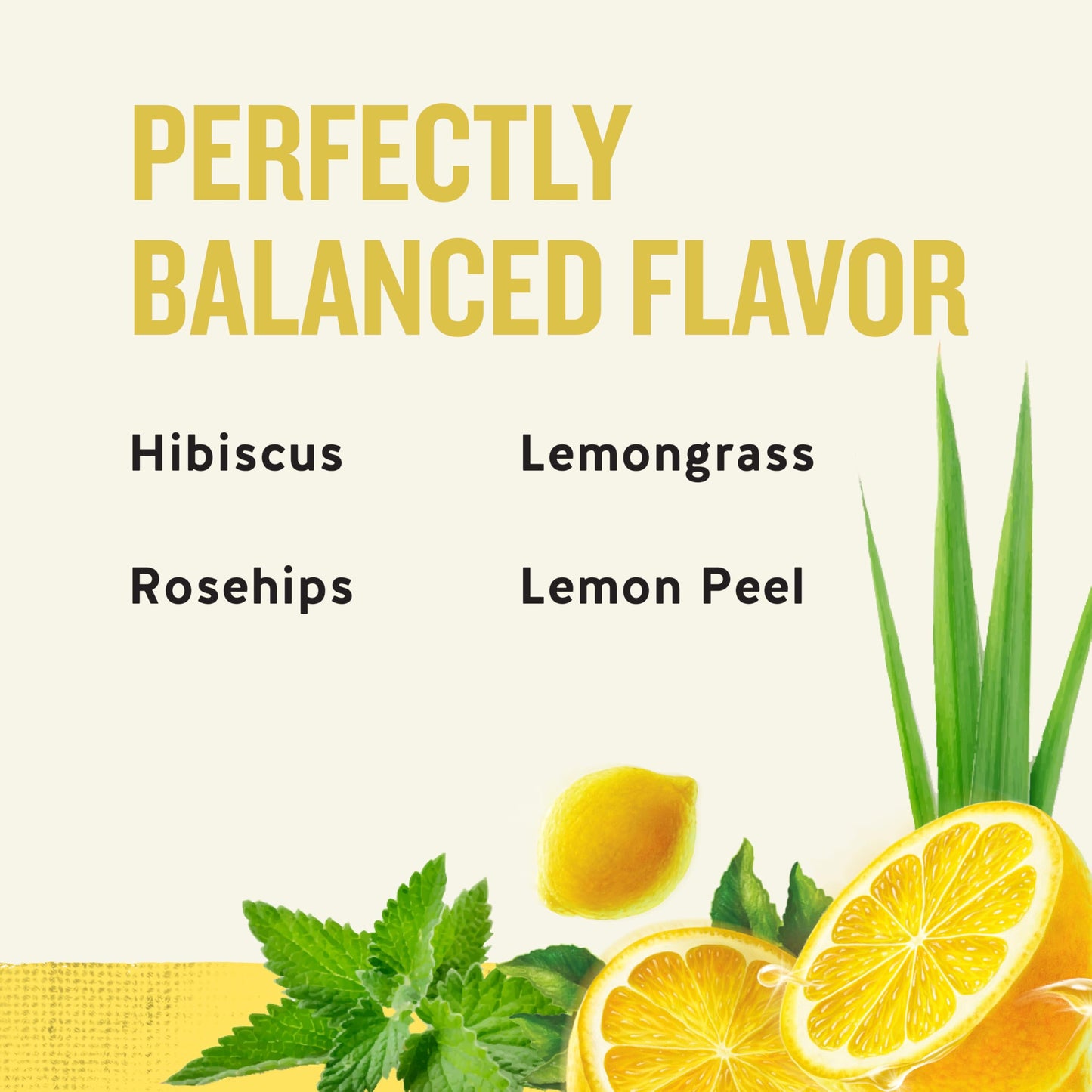 Celestial Seasonings Lemon Zinger Herbal Tea, Caffeine Free, 20 Tea Bags Box