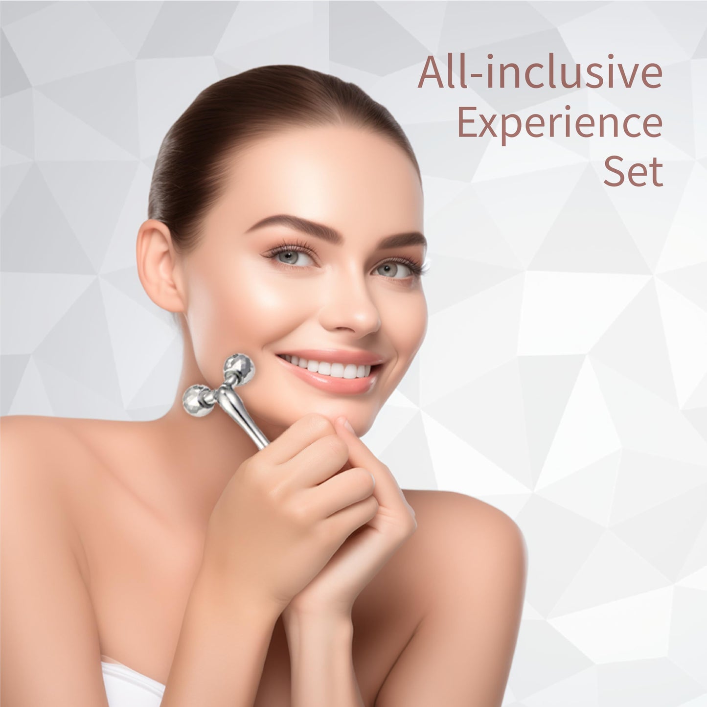 KEZIAHXU Face Roller Massage Skin & Gua Sha Facial Tools, Eye Roller for Puffy Eyes, Cream Applicator for Lift 4-in-1,Massage Tool for Face Neck Eye Body Skin Care. Skin Care Gift for Women.