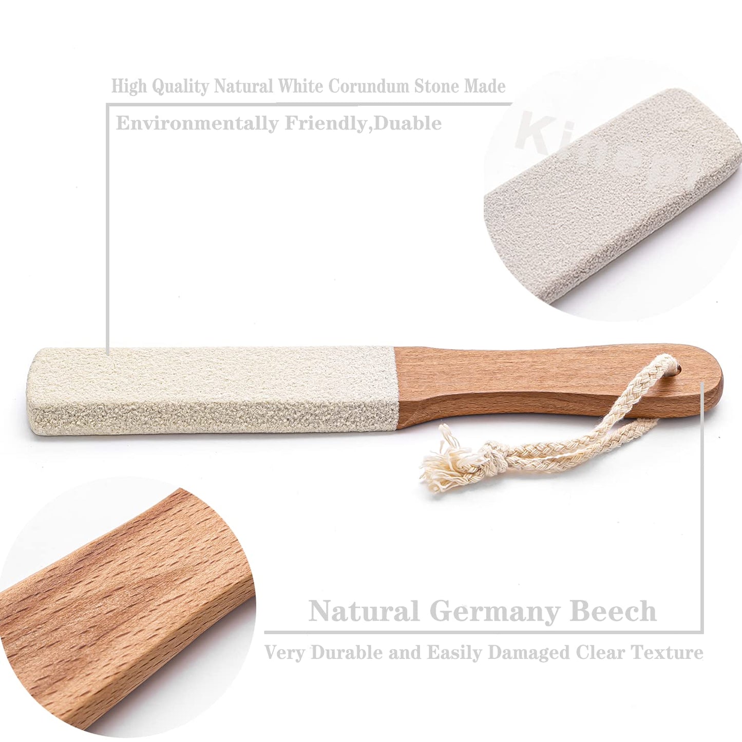 Kinepi Callus Remover Foot Scrubber Colossal Foot File Foot Care and Foot Exfoliator Foot Rasp Pedicure Tools Pumice Stone for Feet,Remove Corn Hard Skin Dead Skin for Use in Shower Foot Scraper Kit