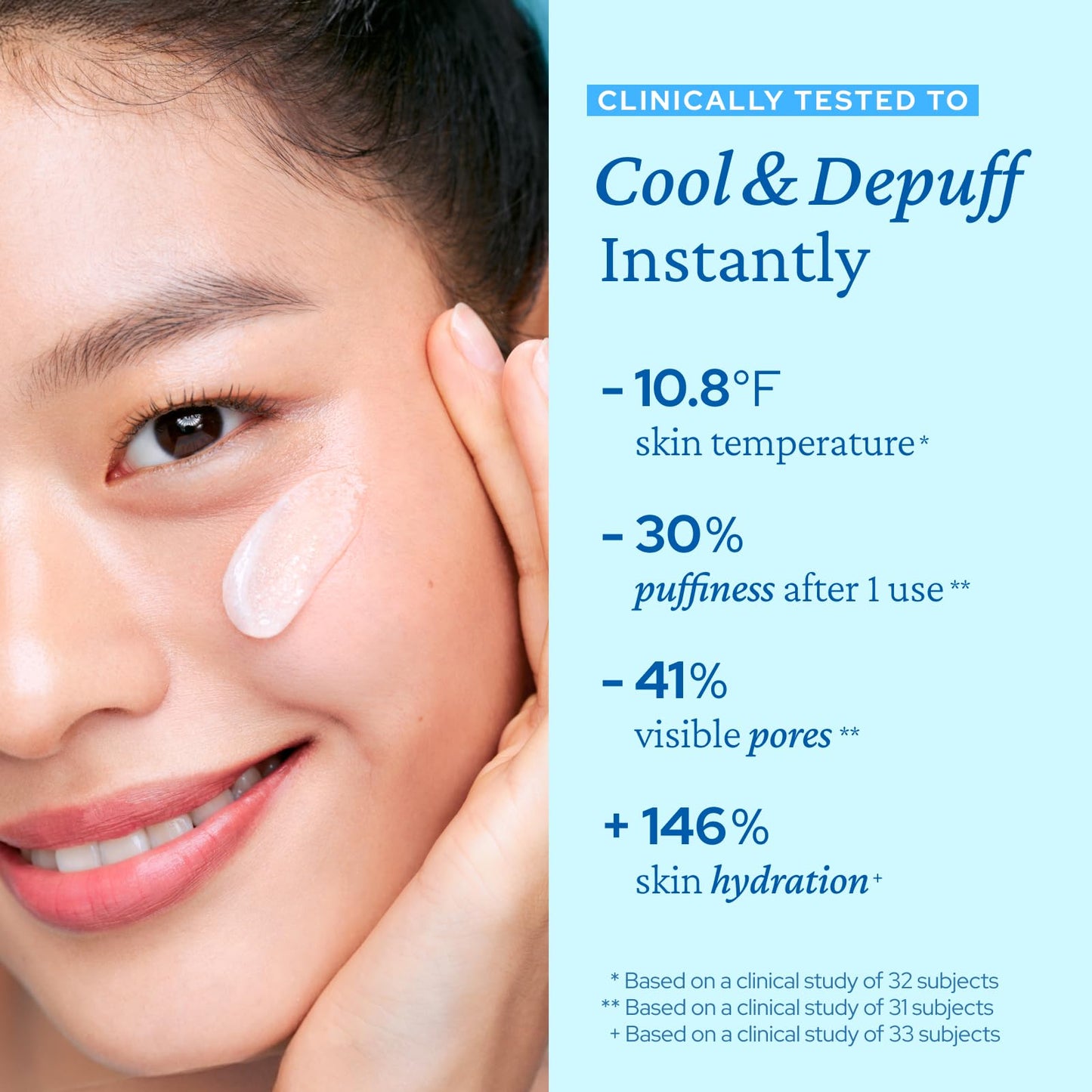 belif Aqua Bomb Cooling Relief Cream with Panthenol & Niacinamide – Daily Soothing & Hydrating Moisturizer, Depuff with Caffeine, Non-comedogenic, Lightweight Cream, Korean Skincare, 1.69 fl oz (50ml)