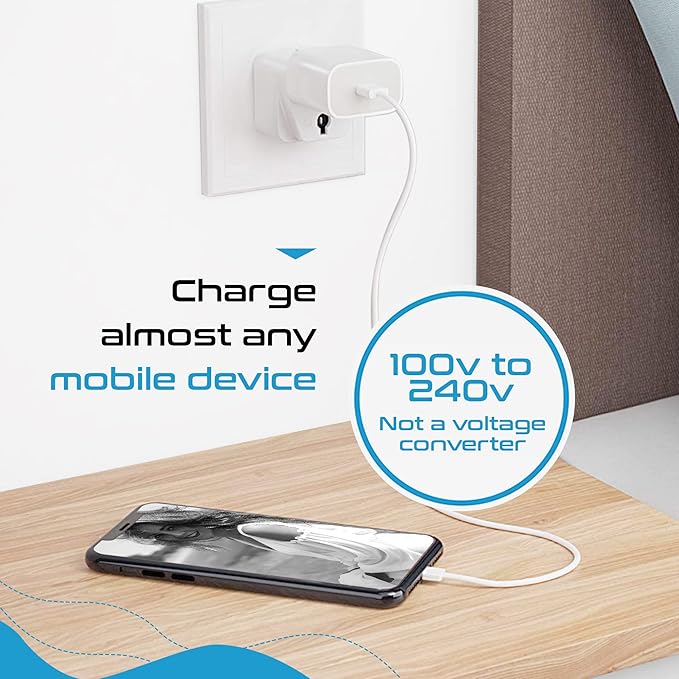 Ceptics Travel Adapter with Types A-M Plugs, Travel Plug Adapter Set Compatible with Power Sockets in All Continents, Compact World International Plug Adaptor Kit, Set of 12,GP-12PK